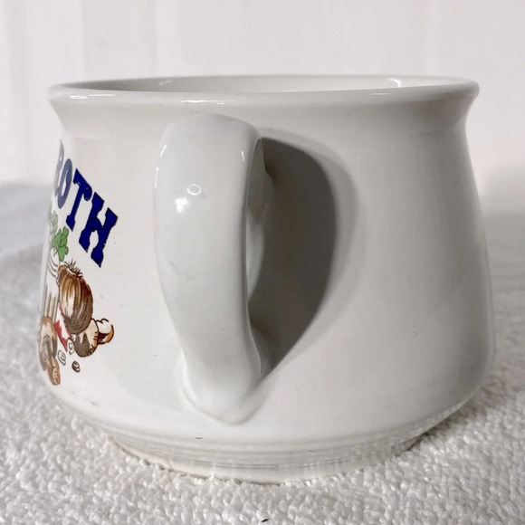 Vintage  Scotch Broth Ceramic Soup Cup Recipe Mug - Picture 3 of 12